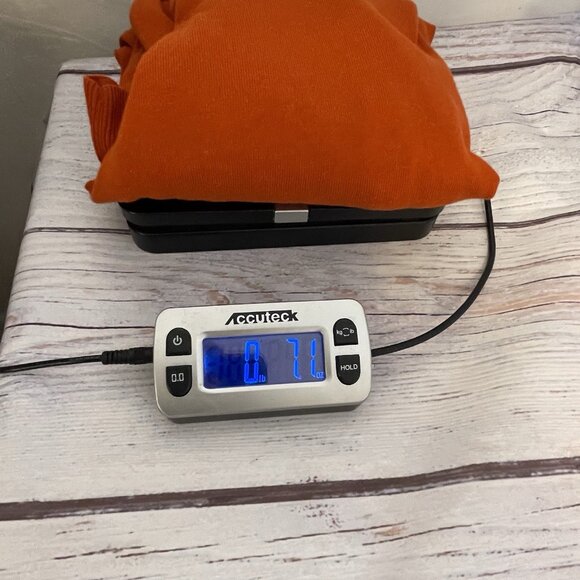 Talbots Womens Sweater Burnt Orange Size M Tie Front Collar Long Sleeve Pullover - Picture 13 of 13